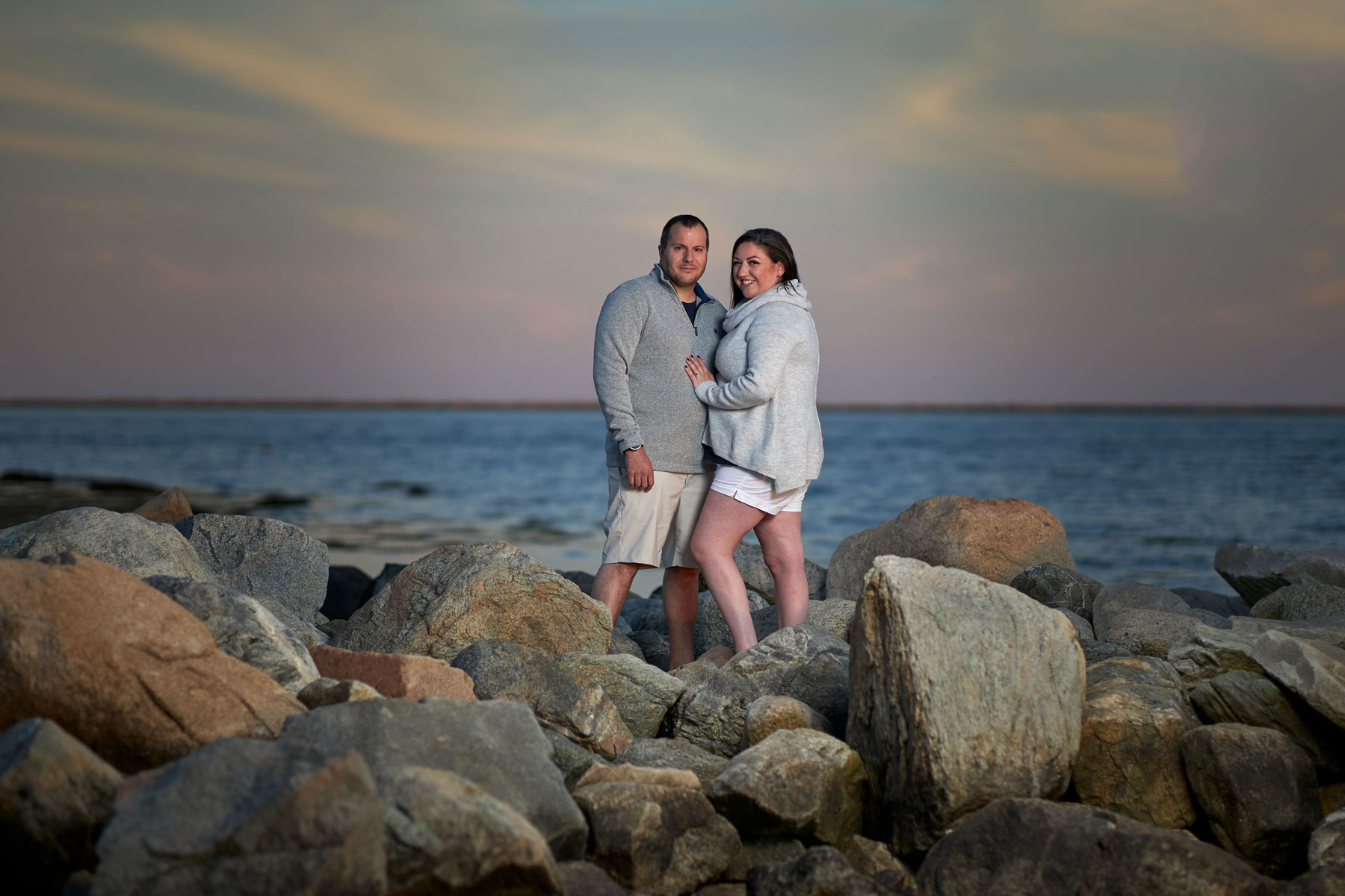 Stonington, CT engagement photo session